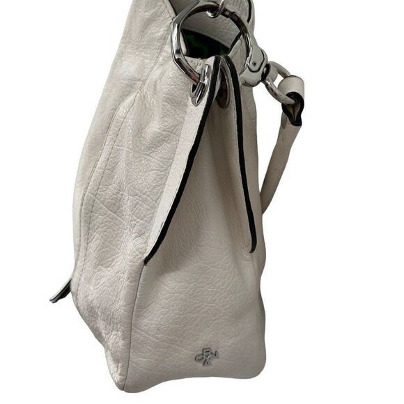 orYANY Danielle Italian Leather Convertible Shoulder/Crossbody Bag Creamy White - Picture 3 of 12